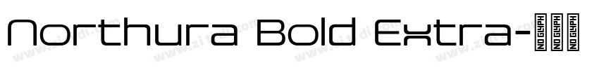 Northura Bold Extra字体转换